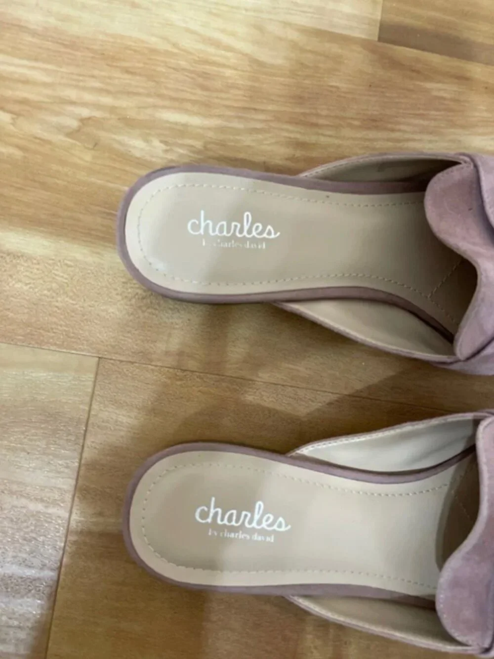 Mauve Loafer Slip-ons (size 9)
